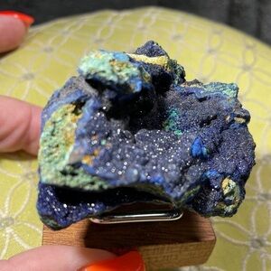 AZURITE- all natural crystals/minerals UNIQUE extra sparkle and shine 2.5”
